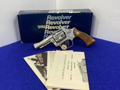 Smith Wesson 36-1 .38 Spl Nickel 3" *CLASSIC CHIEFS SPECIAL REVOLVER*