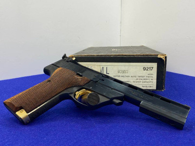 High Standard Victor 22LR  Blued 5.5" *OUTSTANDING PLINKING PISTOL"