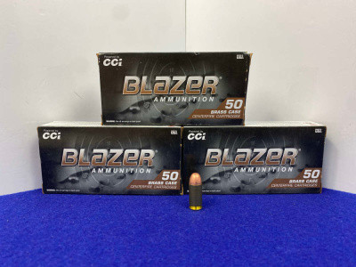 150 Rounds Blazer .45 ACP 230 Grain FMJ Ammunition *RELIABLE PERFORMANCE*
