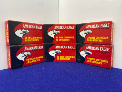 120Rds Federal American Eagle .223Rem 55gr Ammunition *TRUSTED FMJ QUALITY*