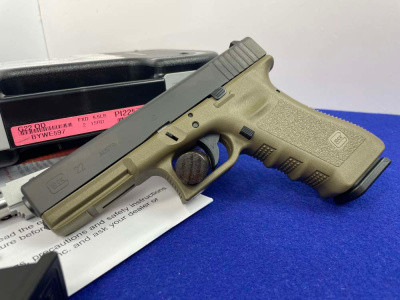 Glock 22 Gen4 40 S&W Black/OD Green 4.48"*STAINLESS THREADED .40S&W BARREL*