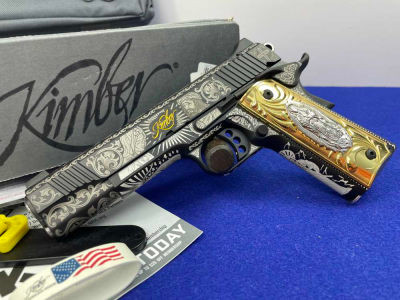 Kimber Custom Lightweight .45 ACP 5" Black *BEAUTIFUL MACHINE ENGRAVING*
