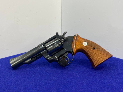 1972 Colt Border Patrol .357 Mag Blue 4" *AMAZING COMPACT REVOLVER*