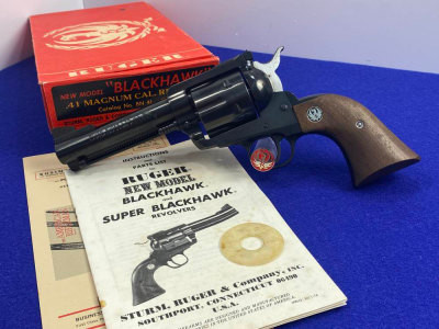 1976 Ruger NM Blackhawk .41 Mag 4 5/8" *VINTAGE SINGLE-ACTION REVOLVER*