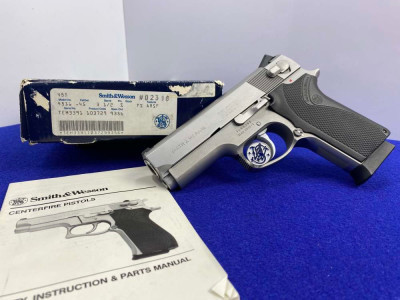 1989 Smith Wesson 4516-1 .45 ACP 3 3/4" *FIRST YEAR OF PRODUCTION*