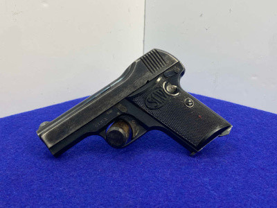 Stenda-Werke Stenda Beholla 7.65mm Blue 3.875" *VINTAGE WW1 SEMI-AUTOMATIC*