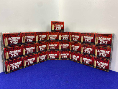 500 Rounds of Fort Scott 10mm Auto 125Gr TUI Ammo *SOLID COPPER SPUN SCS*