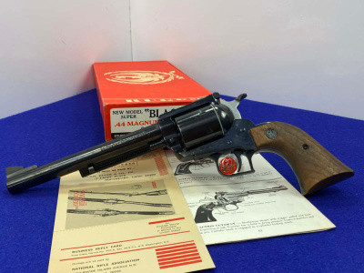 1976 Ruger NM Super Blackhawk .44 Mag Blue 7 1/2" *AMAZING SINGLE-ACTION*