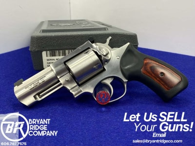 2017 Ruger GP100 .44 Mag Satin Stainless 3" *HIGHLY-DESIRABLE 3" BARREL*