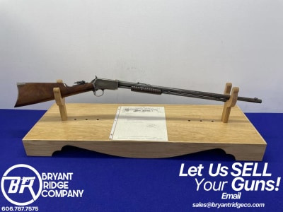 1907 Winchester 1890 24" Blued .22 Short *INCREDIBLE THIRD MODEL TAKEDOWN*