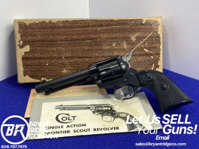 1962 Colt Single Action Frontier Scout .22LR 4.75" *VINTAGE COLT REVOLVER*