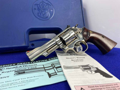 1973 Smith Wesson 19-3 .357 Mag Nickel 4" *TEXAS RANGER COMMEMORATIVE*