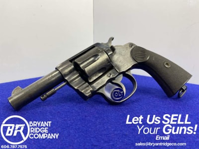 1901 Colt New Service .38 WCF Blue *CLASSIC DOUBLE/SINGLE-ACTION REVOLVER* 