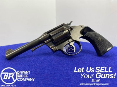 1928 Colt Police Positive Special .38 Spl Blue *AMAZING SECOND ISSUE COLT*