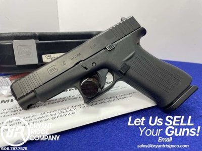Glock G48 9mm Black 4.17" *SLIMLINE SEMI-AUTOMATIC EVERYDAY CARRY PISTOL*-GID1190711116