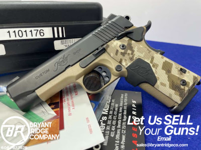 Kimber Pro Covert II .45 ACP Tan/Black 4" *INTEGRATED CRIMSON TRACE LASER*