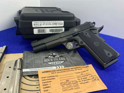 Rock Island Armory M1911-A1 FS XT-22 .22 MRF 5" *FULL-SIZE RIMFIRE PISTOL*