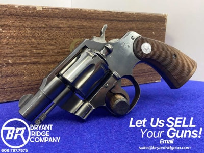 Colt Official Police .38 Spl 2" Blued *INCREDIBLE DOUBLE-ACTION COLT*-GID1191074530