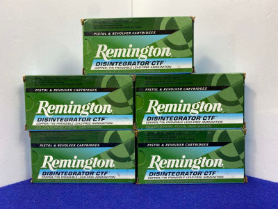250 Rounds Remington Disintegrator CTF 357 SIG Ammo *COPPER TIN FRANGIBLE*