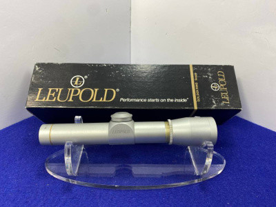 Leupold M8 2x Extended Eye Relief Silver Scope w/ Box *GOLDEN RING SCOPE*