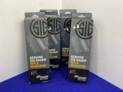 4 SIG Sauer MPX 9mm 30-Round Rifle Magazines w/ Boxes *SIG MPX COMPATIBLE*