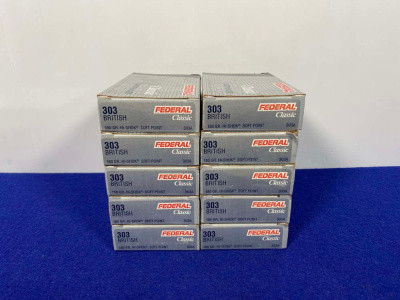 Federal Classic .303 British 200Rds 180Gr *PREMIUM HUNTING AMMUNITION*