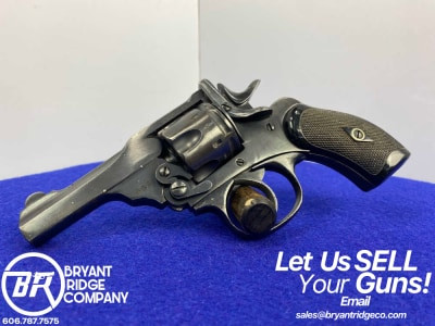 Webley & Scott Mark III Pocket Model .38 S&W *TOP-BREAK BRITISH REVOLVER*  