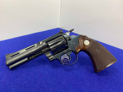 1975 Colt Diamondback .38 Spl Blue 4" *TIMELESS SNAKE SERIES REVOLVER*