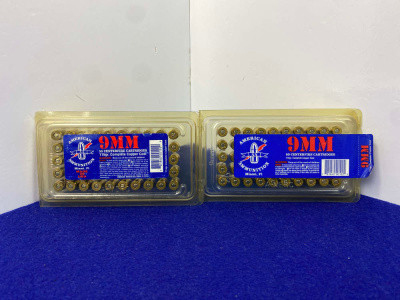 American Ammunition 9mm 115gr Copper Coated Ammunition - 100Rds *RANGE DAY*