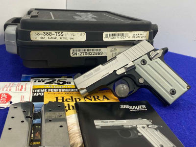 Sig Sauer P238 .380 ACP Two-Tone 2.7" *MICRO-COMPACT SEMI-AUTOMATIC PISTOL*