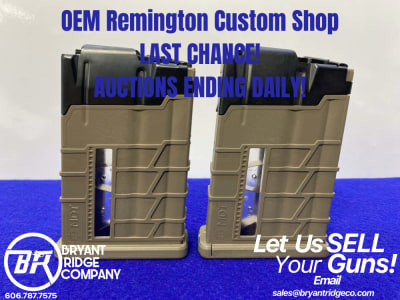 TWO 10-Round *MDT AICS FDE POLYMER/BLK STEEL SHORT ACTION MAGAZINE* 308 Win-GID1194184016