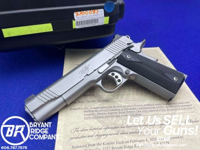 Kimber Stainless TLE II (Hurst PD) -FIRST SERIALIZED EXAMPLE- #HURSTPD000