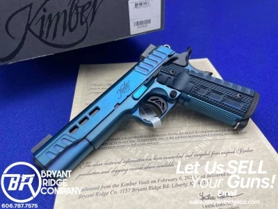 Kimber Rapide .45ACP -FULL BLUE PVD COATING PROTOTYPE- #K916530