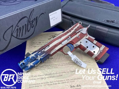 Kimber Rapide .45ACP *FULL DISTRESSED AMERICAN FLAG PROTOTYPE* #K947384