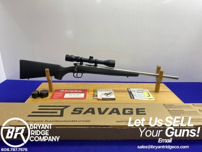 Savage B-Mag .17 WSM Stainless 22" *BUSHNELL 3-9X40 WATERPROOF RIFLE SCOPE*