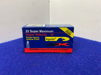50 Rounds Aguila .22 LR Super Maximum 30Gr HP Ammunition *HYPER VELOCITY*