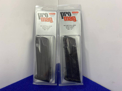 2 ProMag HK USP Full Size .45 ACP 12 Round Steel Magazines *HEC-A1 MODEL*