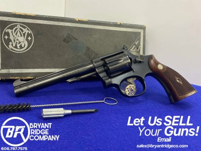 1953 Smith & Wesson K-22 Masterpiece .22 LR Blued 6" *CLASSIC PRE-MODEL 17*