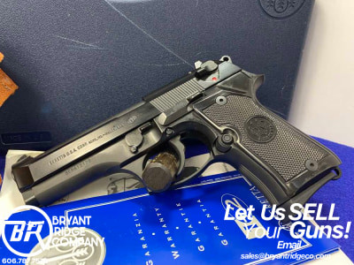 Beretta 92FS Compact L 9mm Blk 4.3" *OPEN SLIDE ARCHITECTURE HERITAGE*