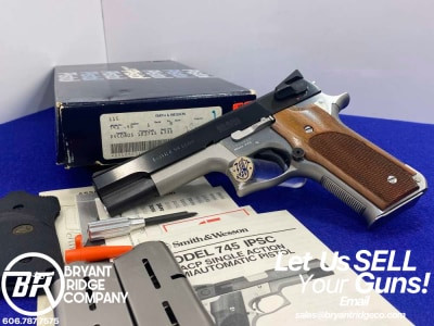 1986 Smith Wesson 745 IPSC .45ACP 5" *COLLECTIBLE 10TH ANNIVERSARY EDITION*