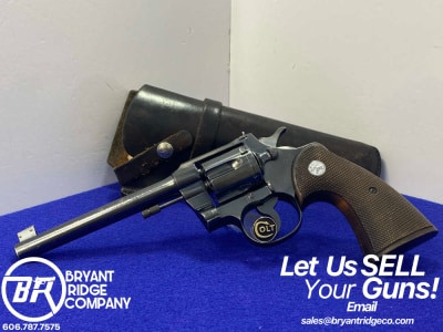 1933 Colt Officers Model Target .22 LR Blued 6" *PRE-WAR 3RD ISSUE*