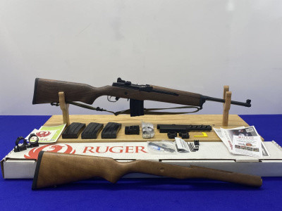 2026 Ruger Mini-14 Ranch Rifle 5.56 NATO Blued 18.5" *CARBINE RIFLE*