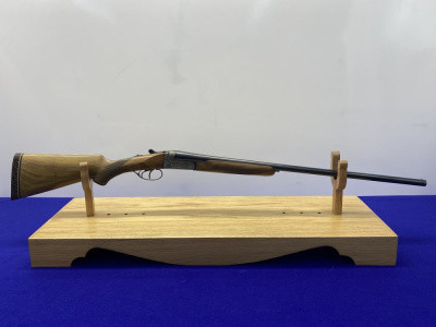 1961 EIG Eibar Spanish 16 Gauge SxS 27.5" *ENGRAVED GAME SCENE*