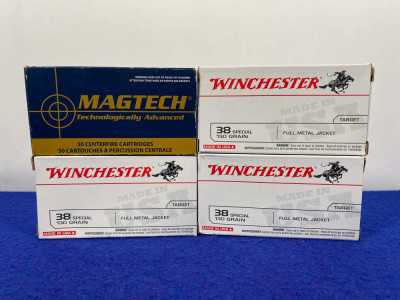 Winchester USA Target & MagTech .38 Special *CLASSIC RANGE AMMUNITION*