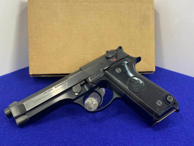 1978 Beretta Model 92S 9mm Blue 4.9" *POPULAR ITALIAN POLICE SIDEARM*