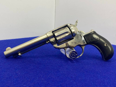 1888 Colt Model 1877 Lightning .38 LC Blue 4.5" *VINTAGE OLD WEST LEGEND*