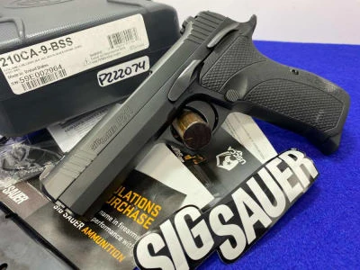 2022 Sig Sauer P210 Carry 9mm Nitron 4.1"*PRECISION-BUILT SEMI-AUTO PISTOL*