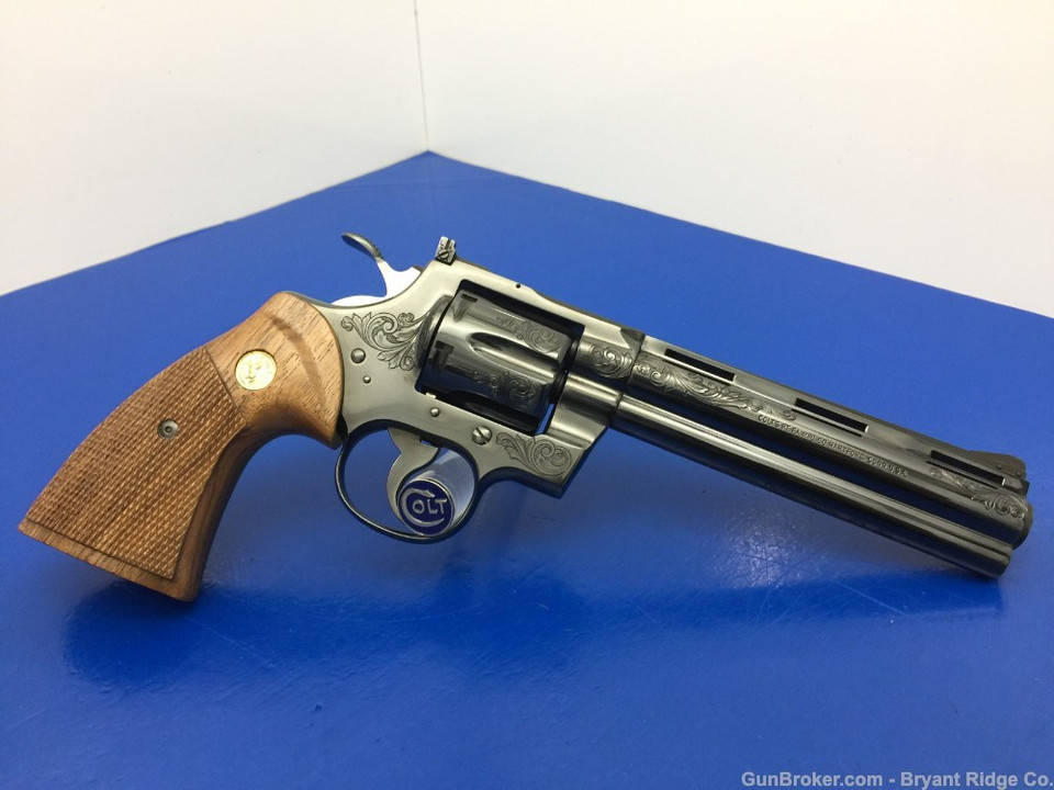 1976 Colt Python .357 Mag Royal Blue 6" *GORGEOUS CLASS A FACTORY ...