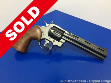 1978 Colt Python ROYAL BLUE 6in - Bryant Ridge