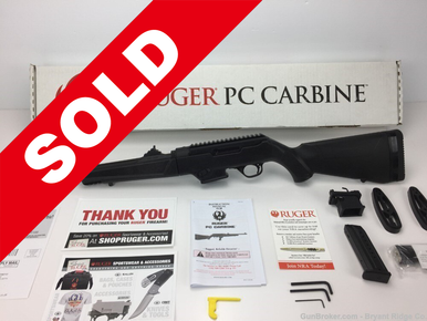 Ruger 9mm PC Carbine model 19100 Black - Bryant Ridge